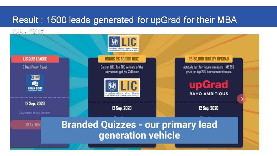 Here’s how Brain Bout helped Upgrad reach out to  potential program participants